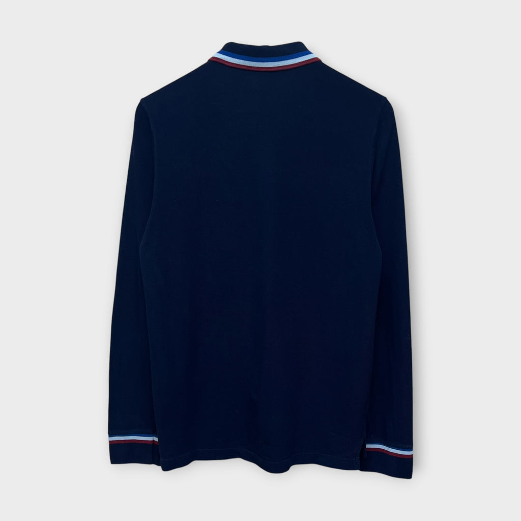 Polo Manches Longues Lacoste Navy - M
