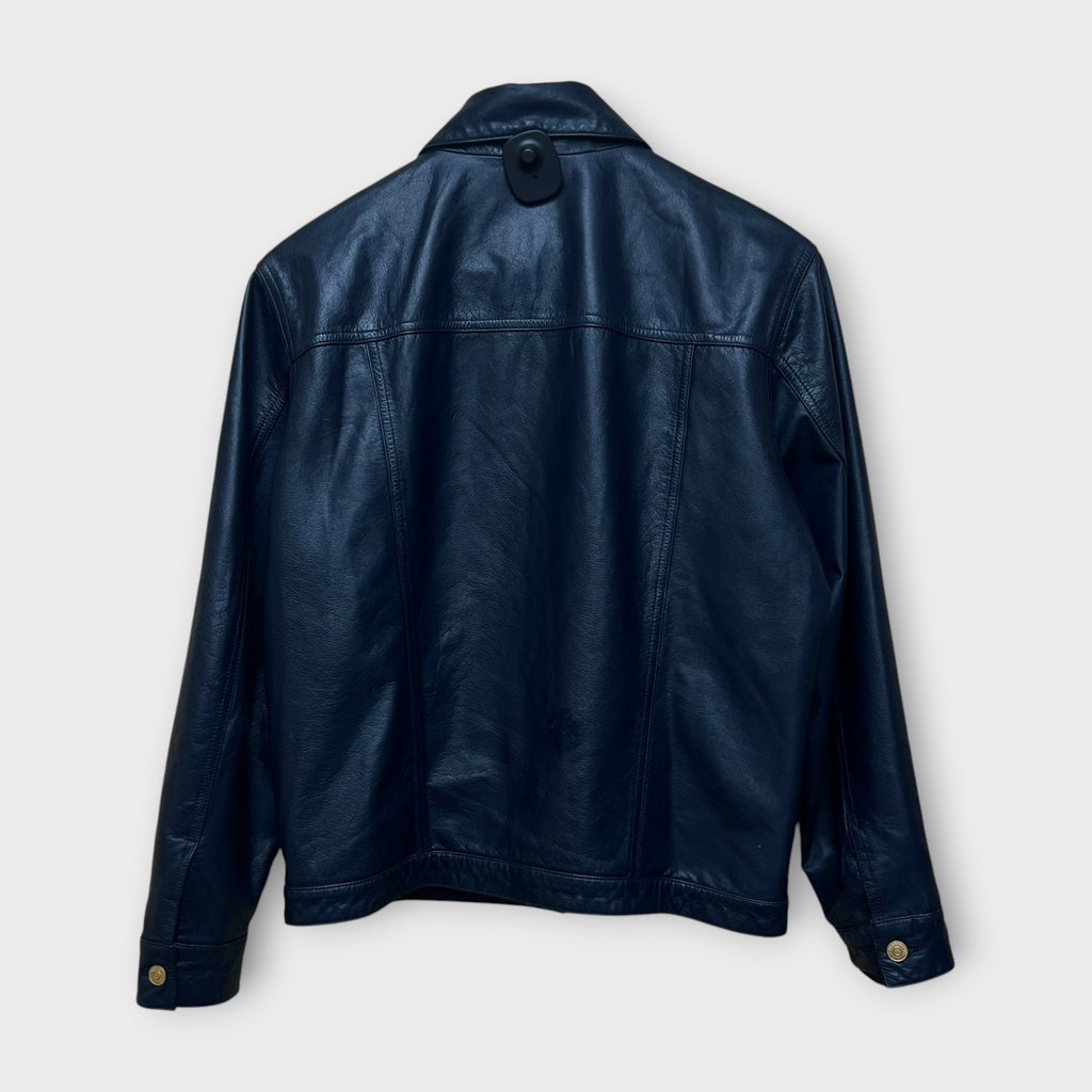 Veste Cuir Ralph Lauren Navy - M