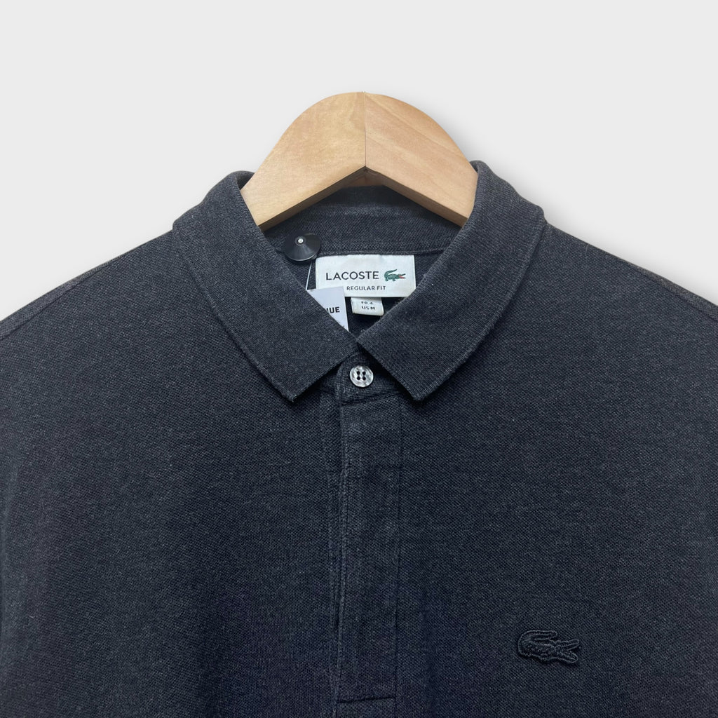 Polo Manches Longues Lacoste Gris - M