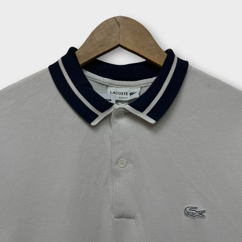 Polo Lacoste Blanc - S