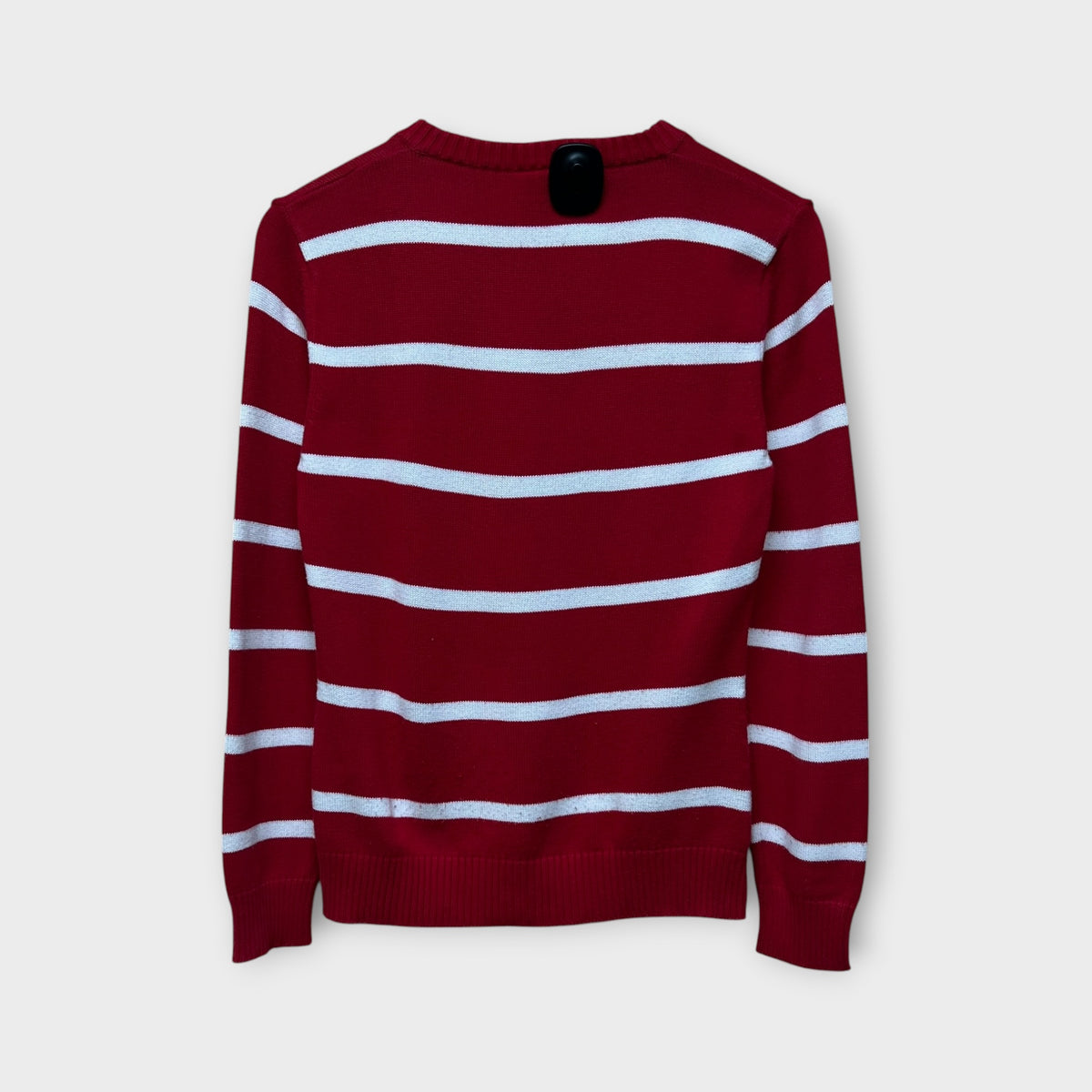 Pull Lacoste Rouge et Blanc - M