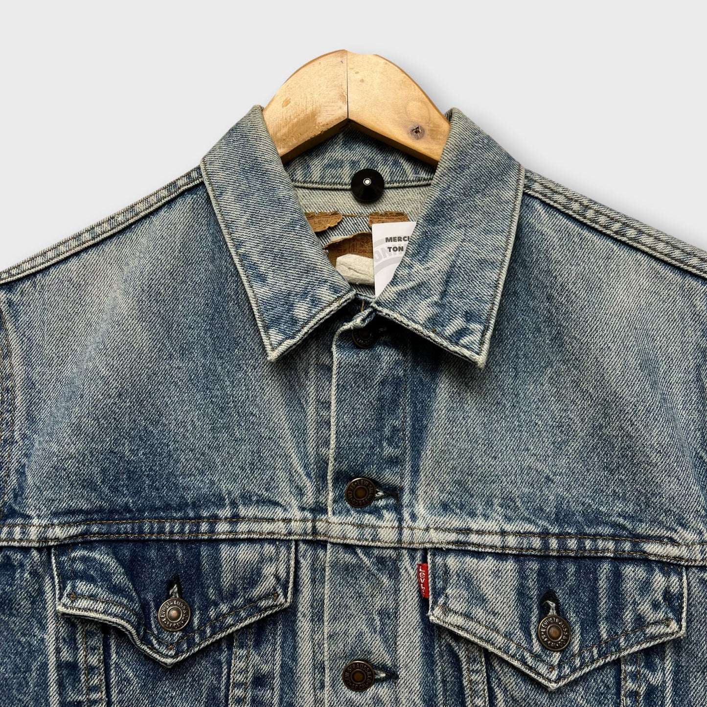 Veste en Jean Levi's Made in USA Bleu - S