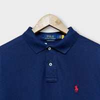 Polo Manches Longues Ralph Lauren Navy - L