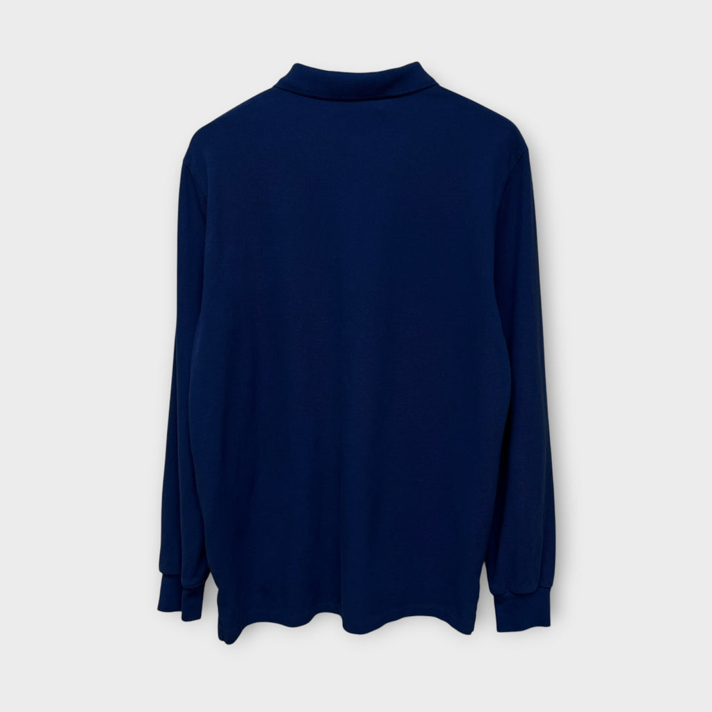 Polo Manches Longues Ralph Lauren Navy - L