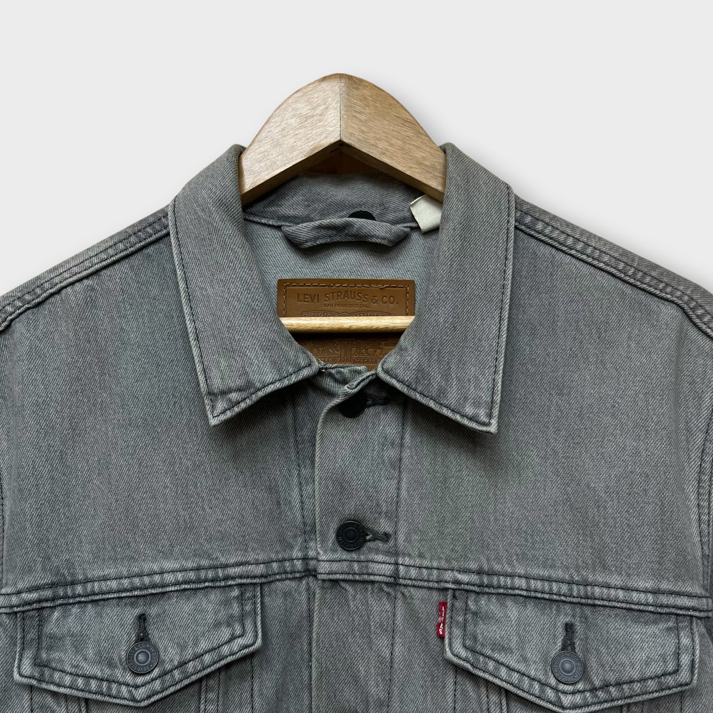 Veste en Jean Levi's Grise - M