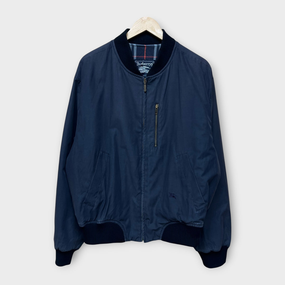 Bomber Vintage Burberry's Bleu - L