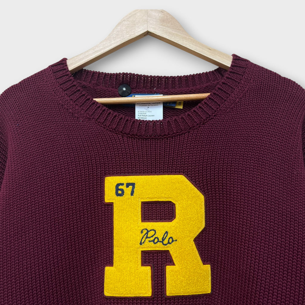 Pull Ralph Lauren Bordeaux - XL