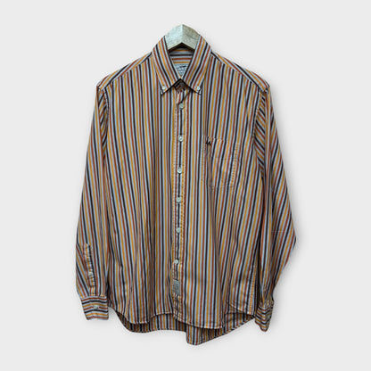 Chemise Rayée Vintage Thomas Burberry Orange - M