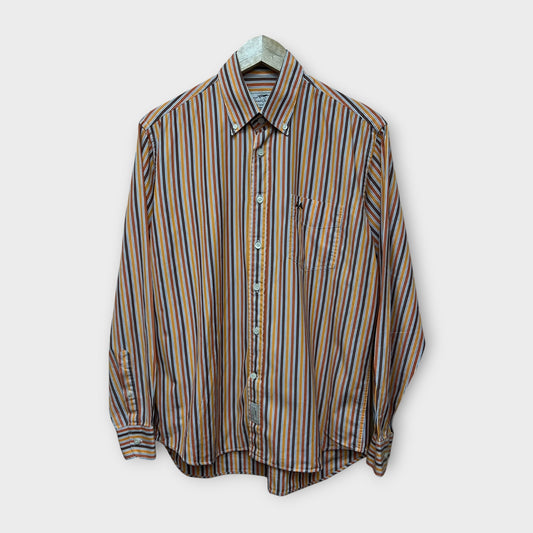 Chemise Rayée Vintage Thomas Burberry Orange - M
