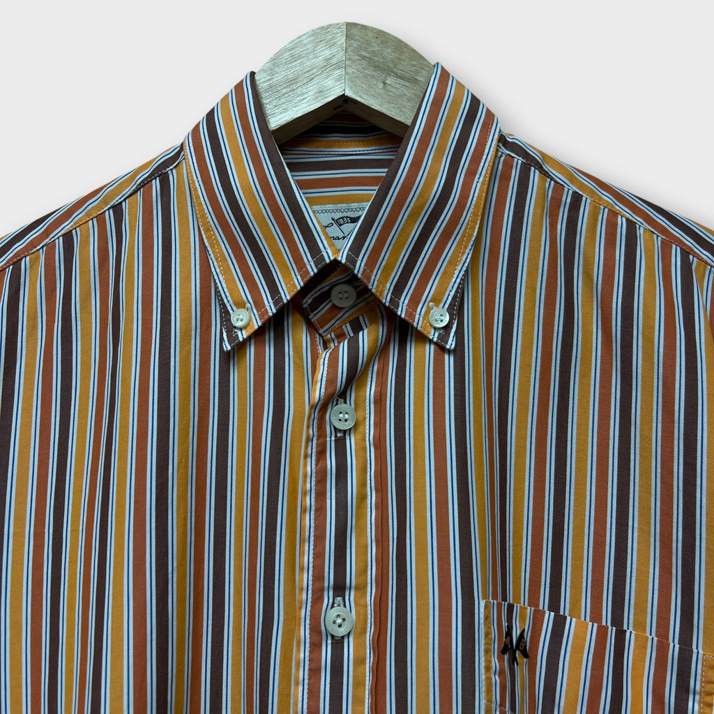 Chemise Rayée Vintage Thomas Burberry - M