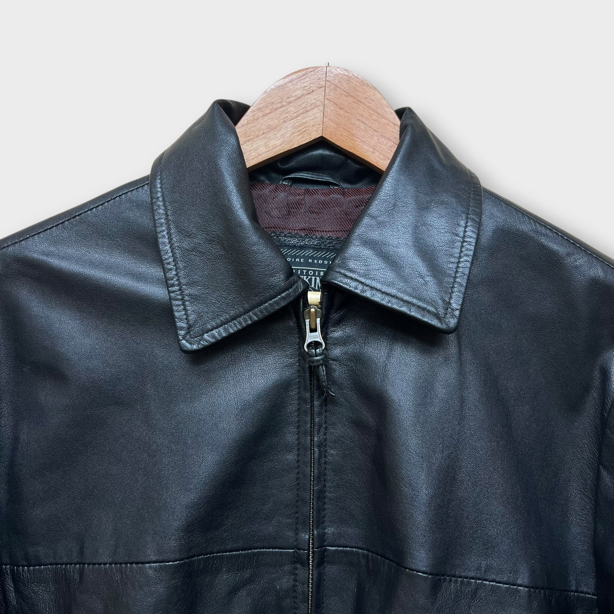 Veste en Cuir Redskins Noir - M