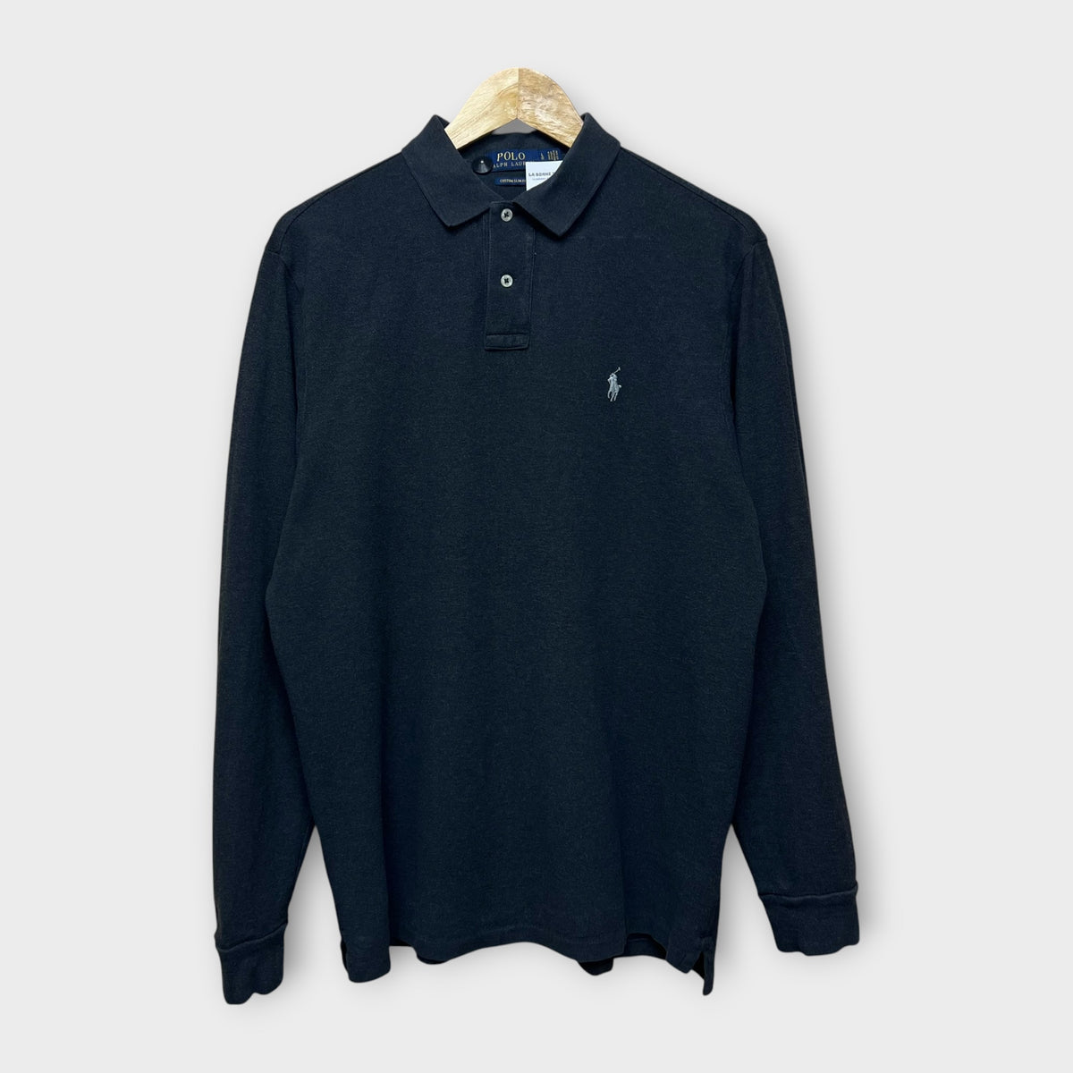 Polo Ralph Lauren Manches Longues Gris - L