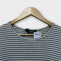 Marinière APC Blanche et Noir - XL