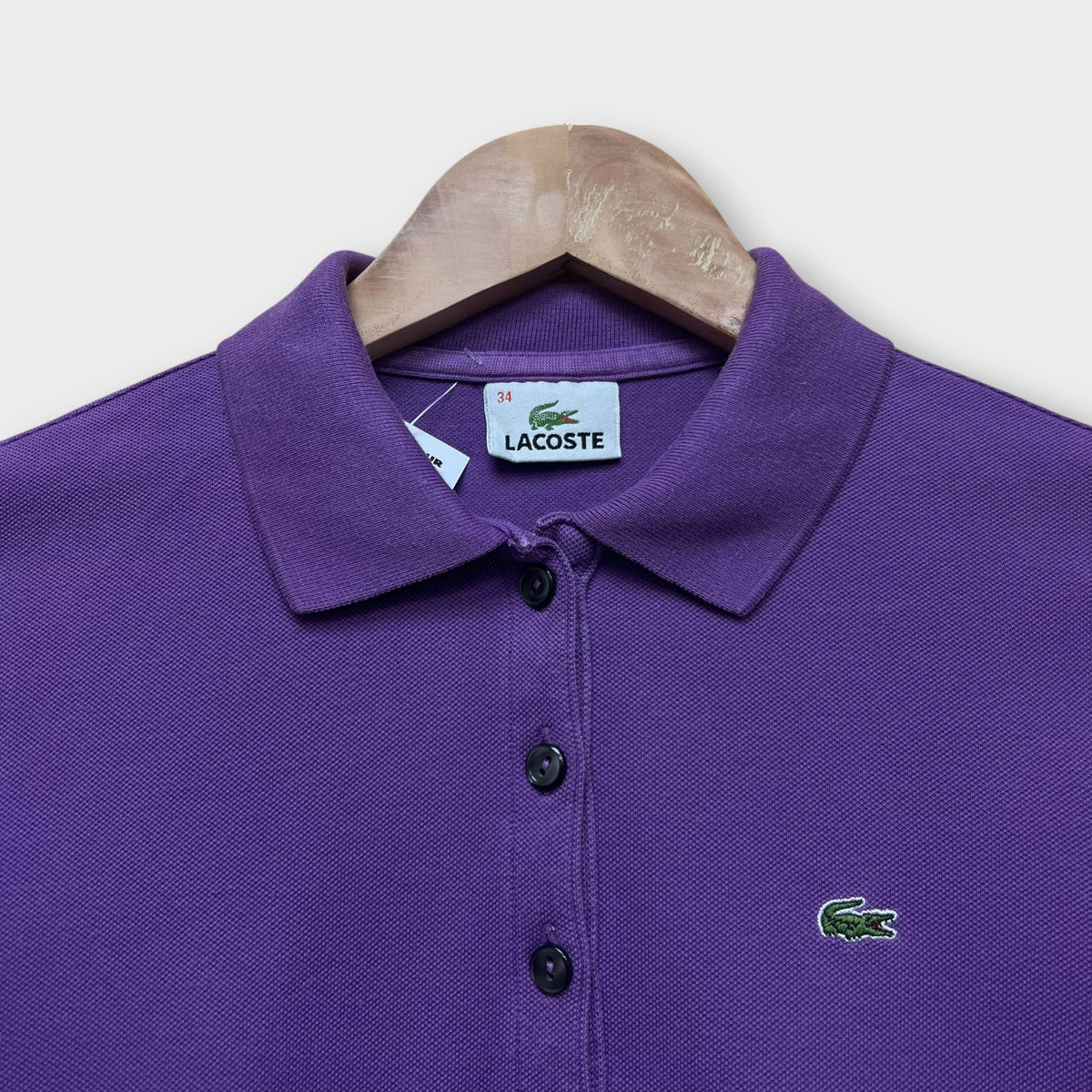 Polo Lacoste Violet - S Femme