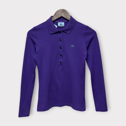 Polo Lacoste Violet - S Femme