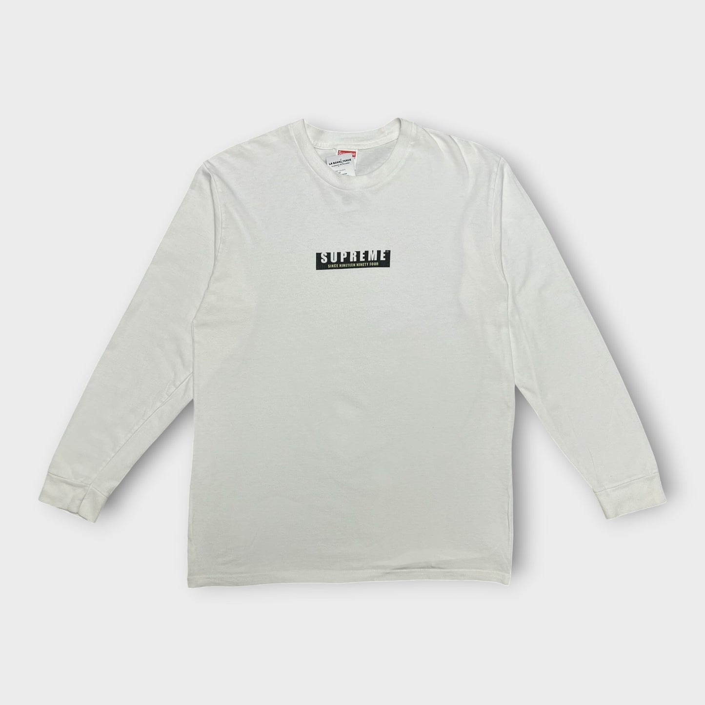 T-shirt Manches Longues Supreme Blanc - M