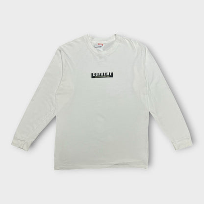 T-shirt Manches Longues Supreme Blanc - M