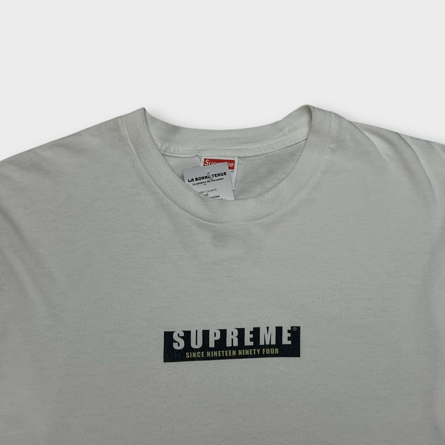 T-shirt Manches Longues Supreme Blanc - M