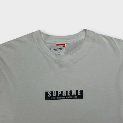 T-shirt Manches Longues Supreme Blanc - M