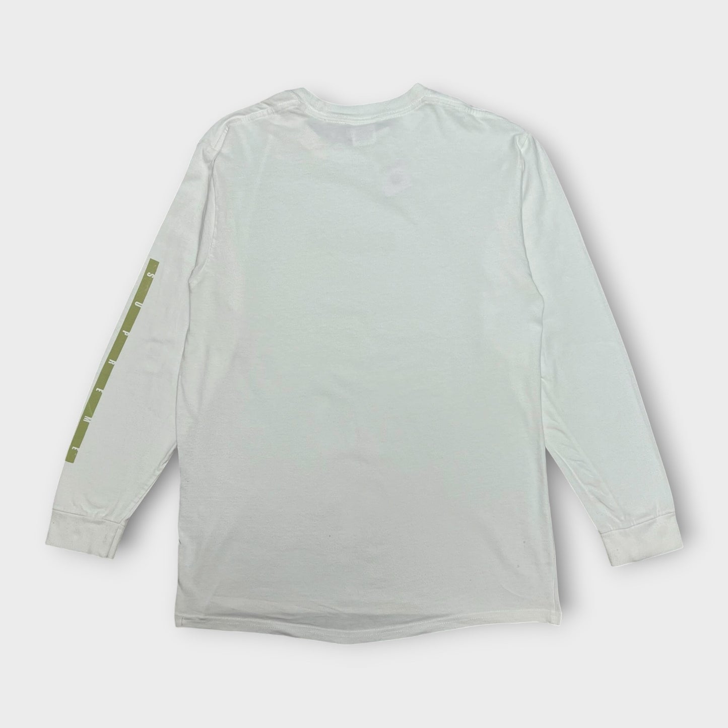 T-shirt Manches Longues Supreme Blanc - M