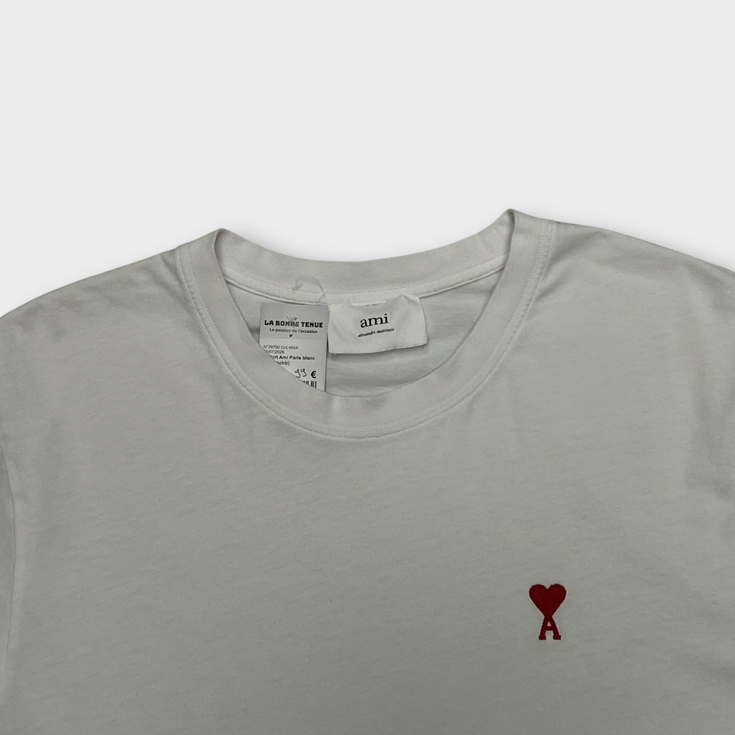 T-shirt Ami Paris Blanc - XXL (Fit XL)