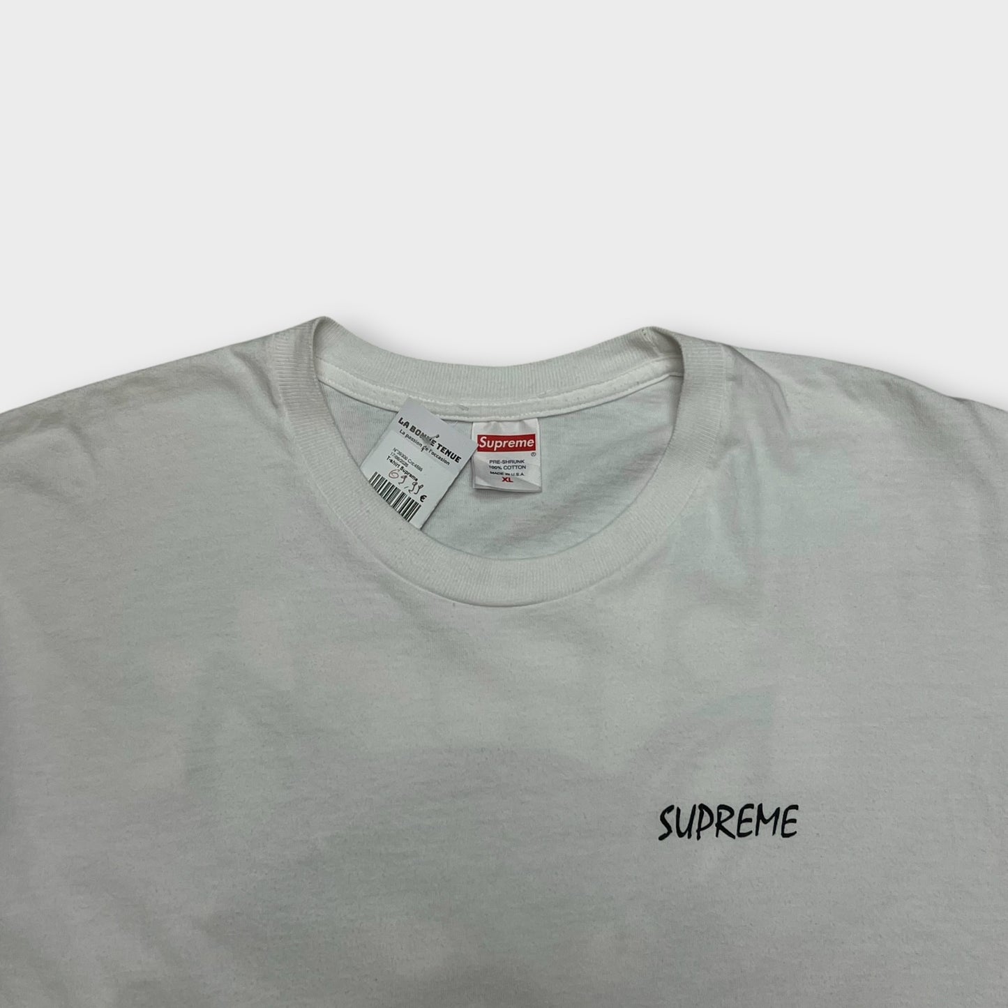 T-shirt Supreme Made in USA Blanc - XL