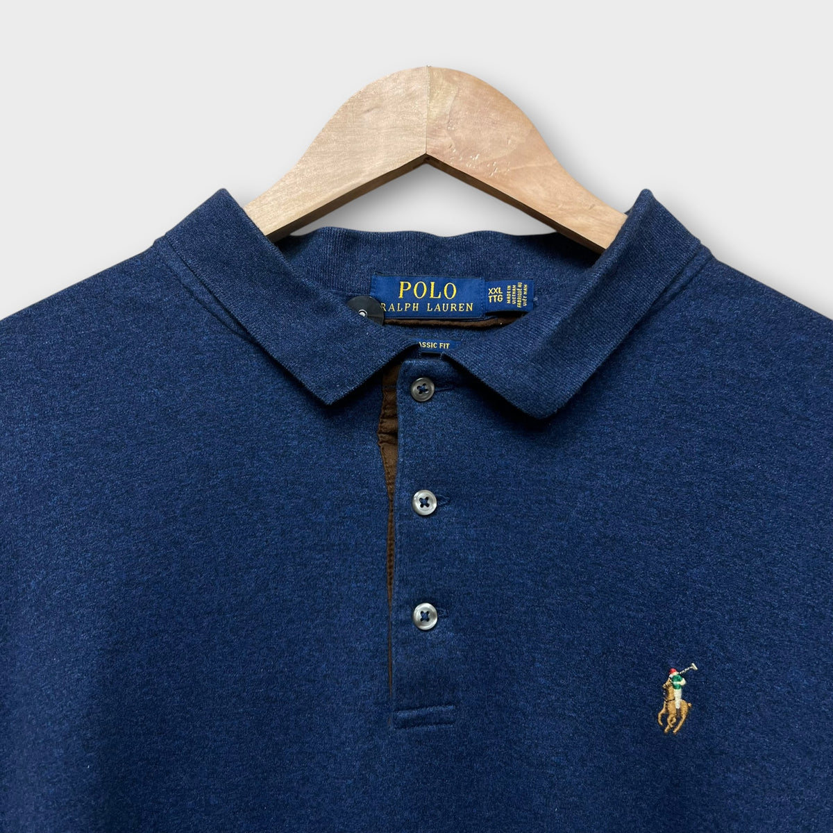 Polo Ralph Lauren Manches Longues Navy - XXL