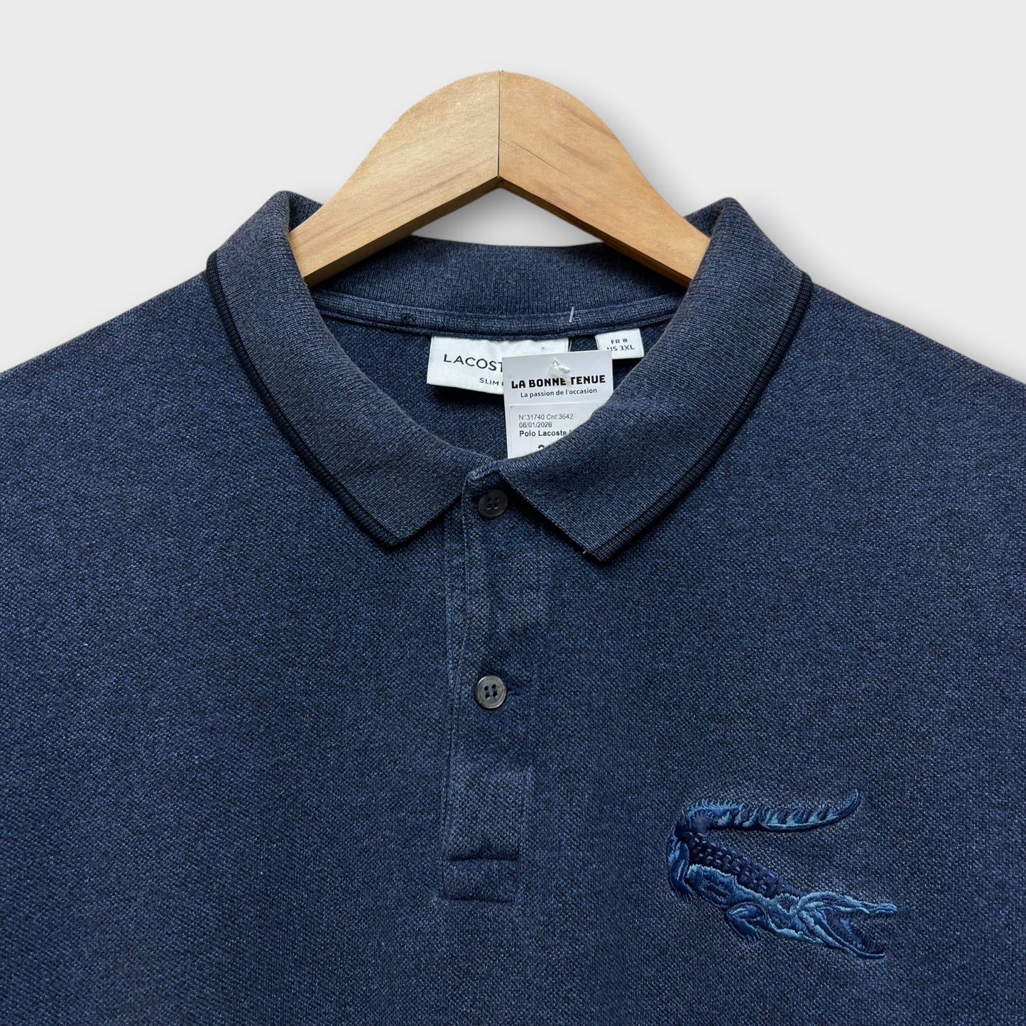Polo Lacoste Navy - XL