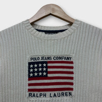 Pull Ralph Lauren Crème - M