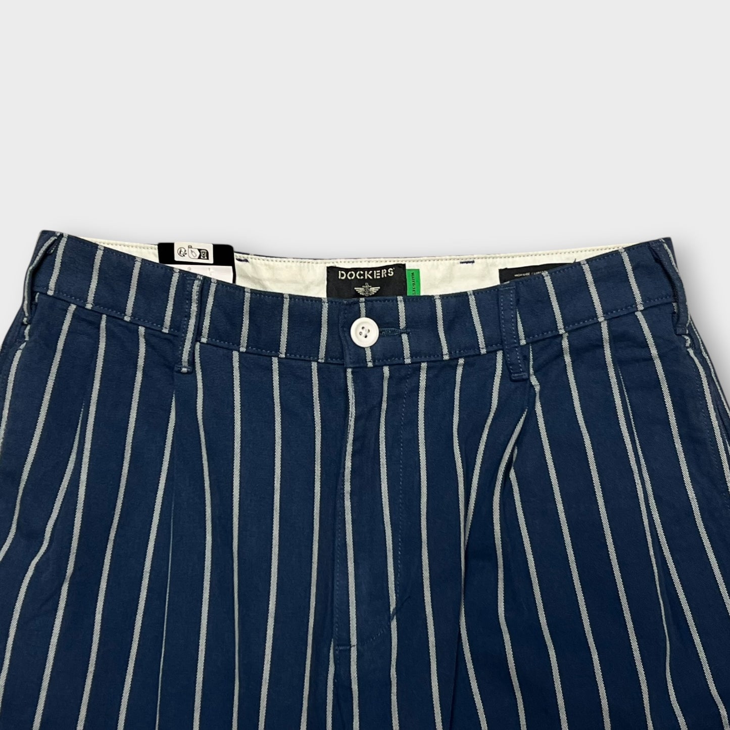 Pantalon Dockers Deadstock Rayé Blanc et Bleu - FR40