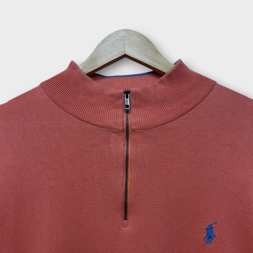 1/4 Zip Ralph Lauren Orange - XXL