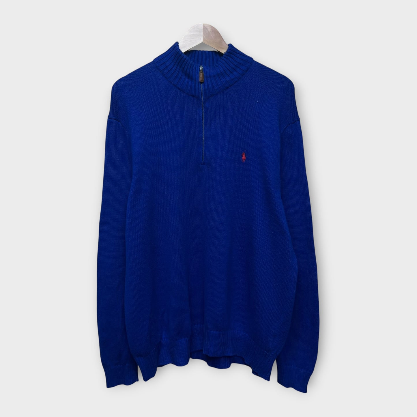 1/4 Zip Ralph Lauren Bleu - XL