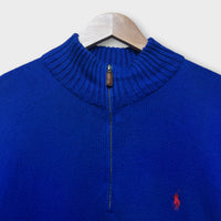 1/4 Zip Ralph Lauren Bleu - XL