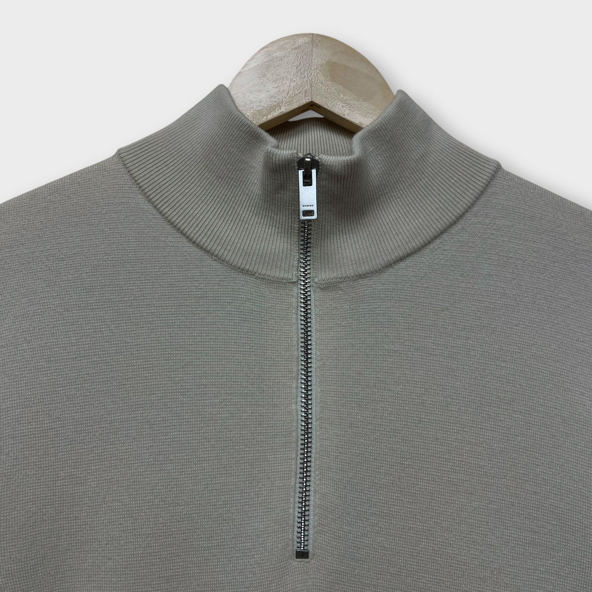1/4 Zip Sandro Beige - M