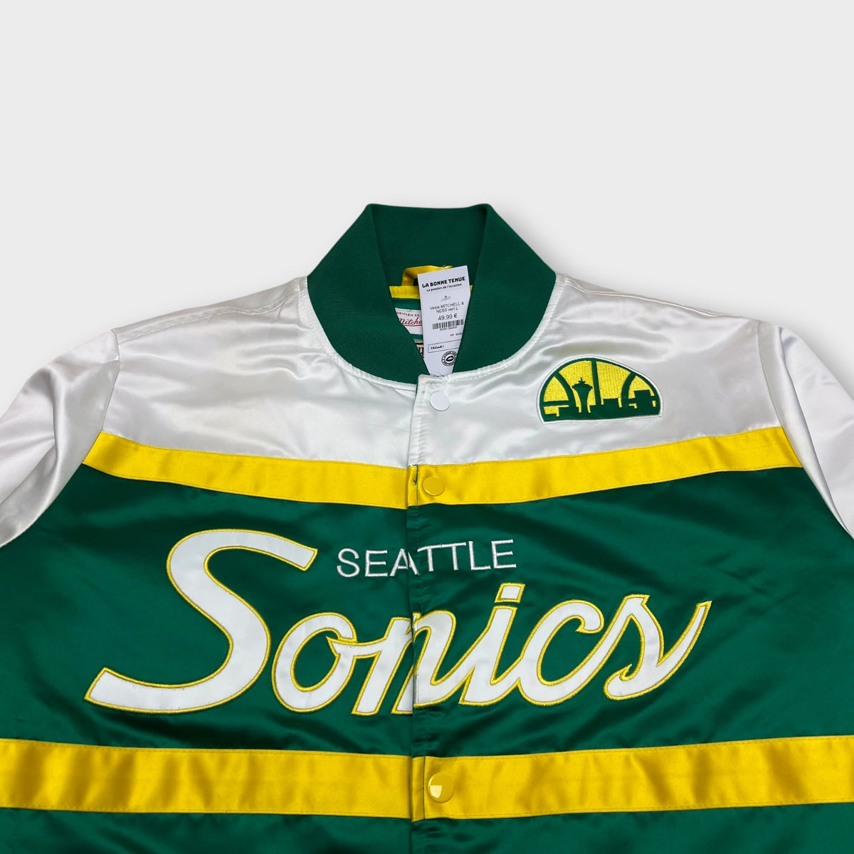 Veste Mitchell & Ness Vert - L