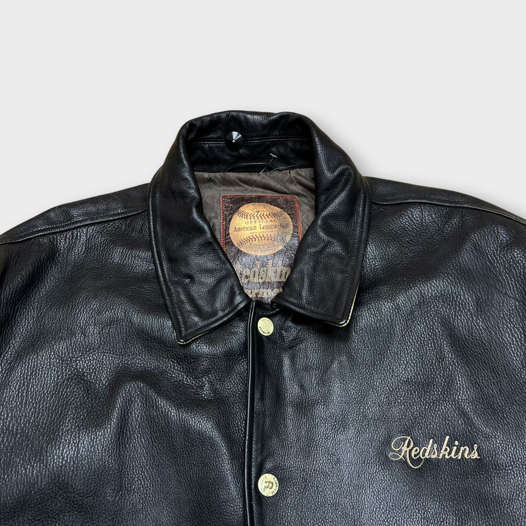Veste en cuir Redskins Noir / Beige - XXL