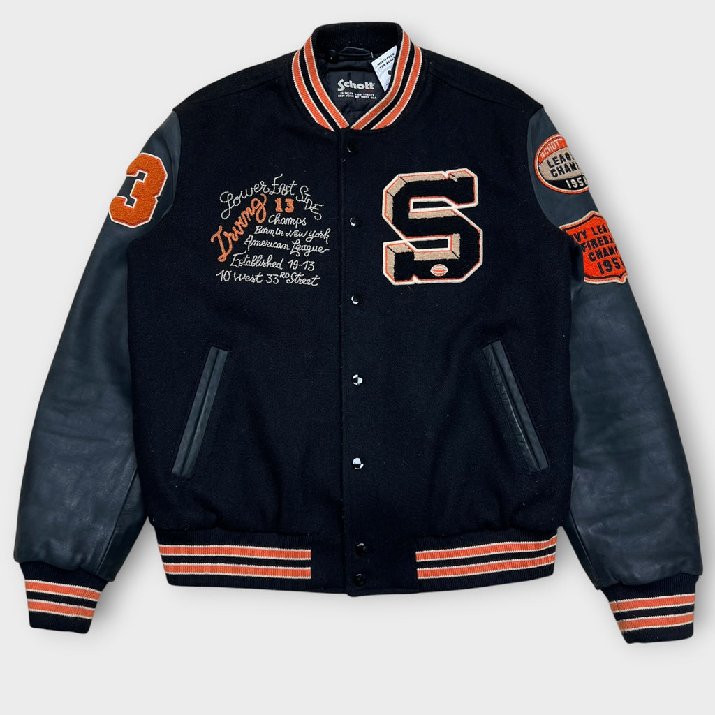 Bomber Schott Noir - L