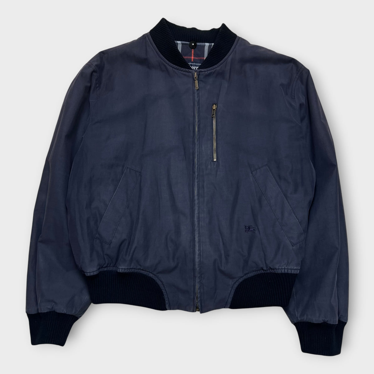 Bomber Vintage Burberry's Bleu - L