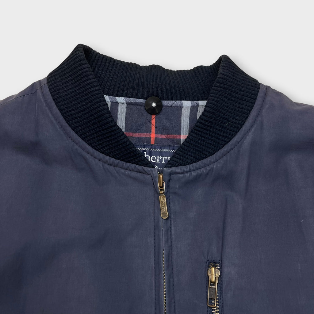 Bomber Vintage Burberry's Bleu - L