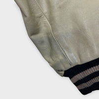 Veste en cuir Redskins Noir / Beige - XXL
