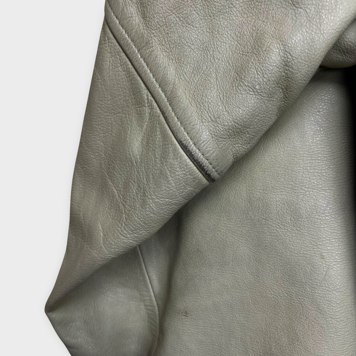 Veste en cuir Redskins Noir / Beige - XXL