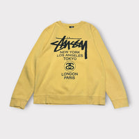 Sweat STUUSSY jaune