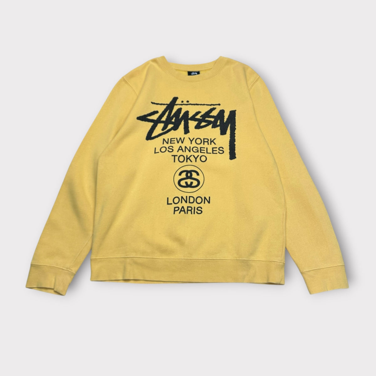 Sweat STUUSSY jaune