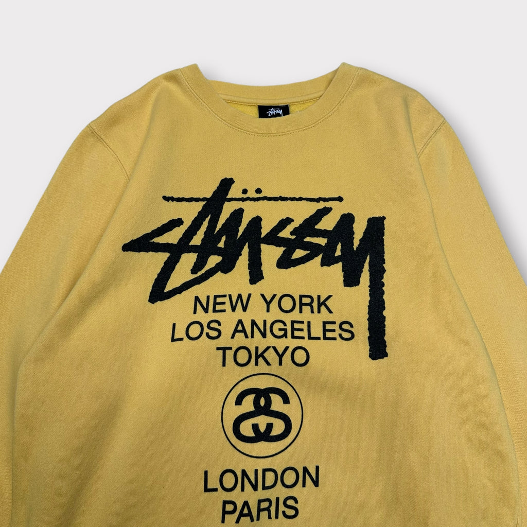 Sweat STUUSSY jaune