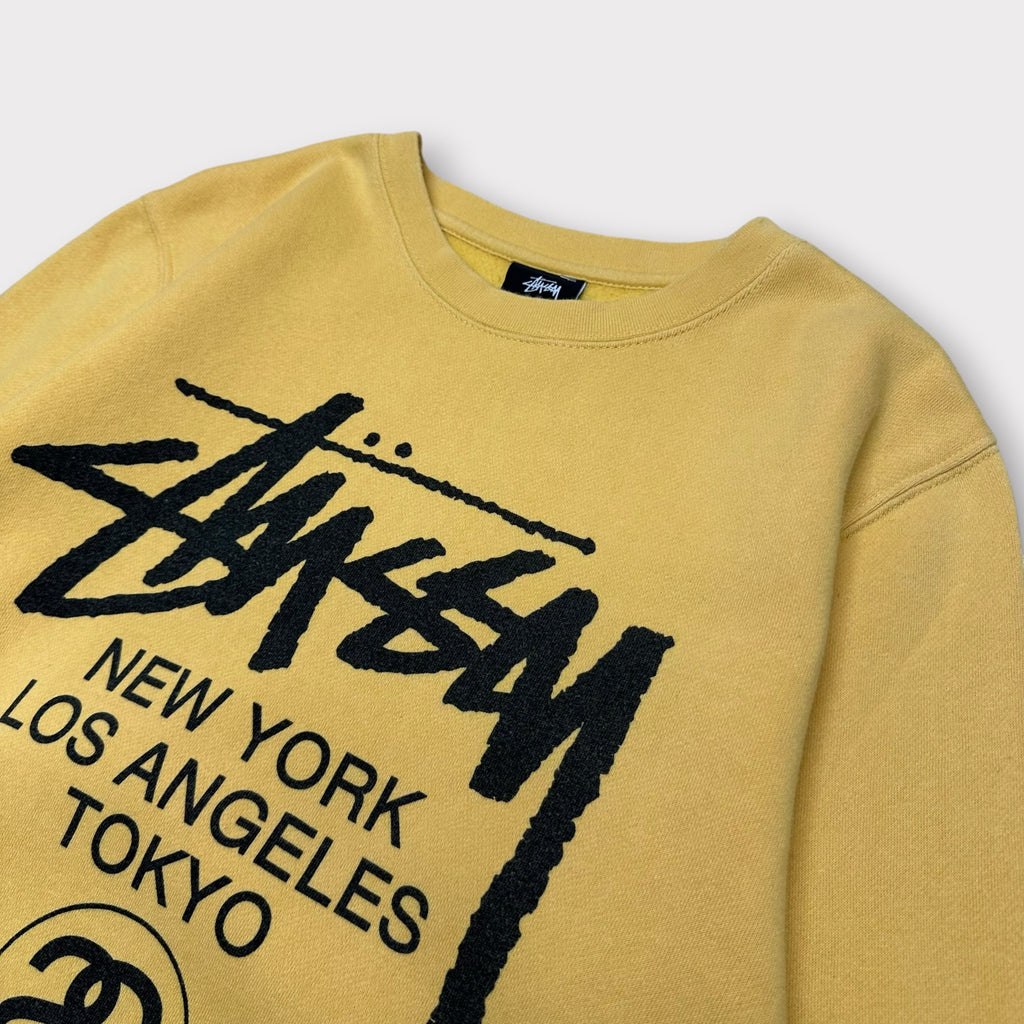 Sweat STUUSSY jaune