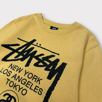 Sweat STUUSSY jaune