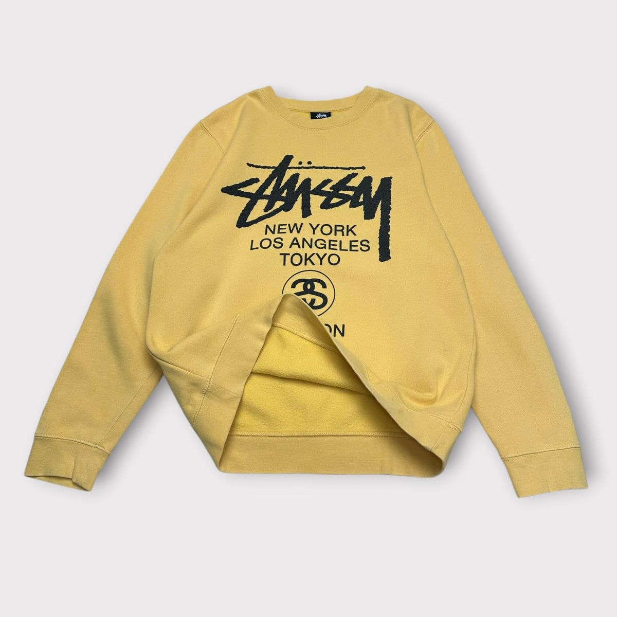 Sweat STUUSSY jaune