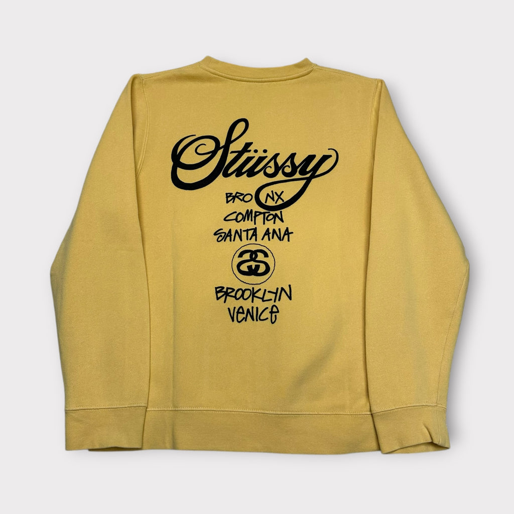 Sweat STUUSSY jaune