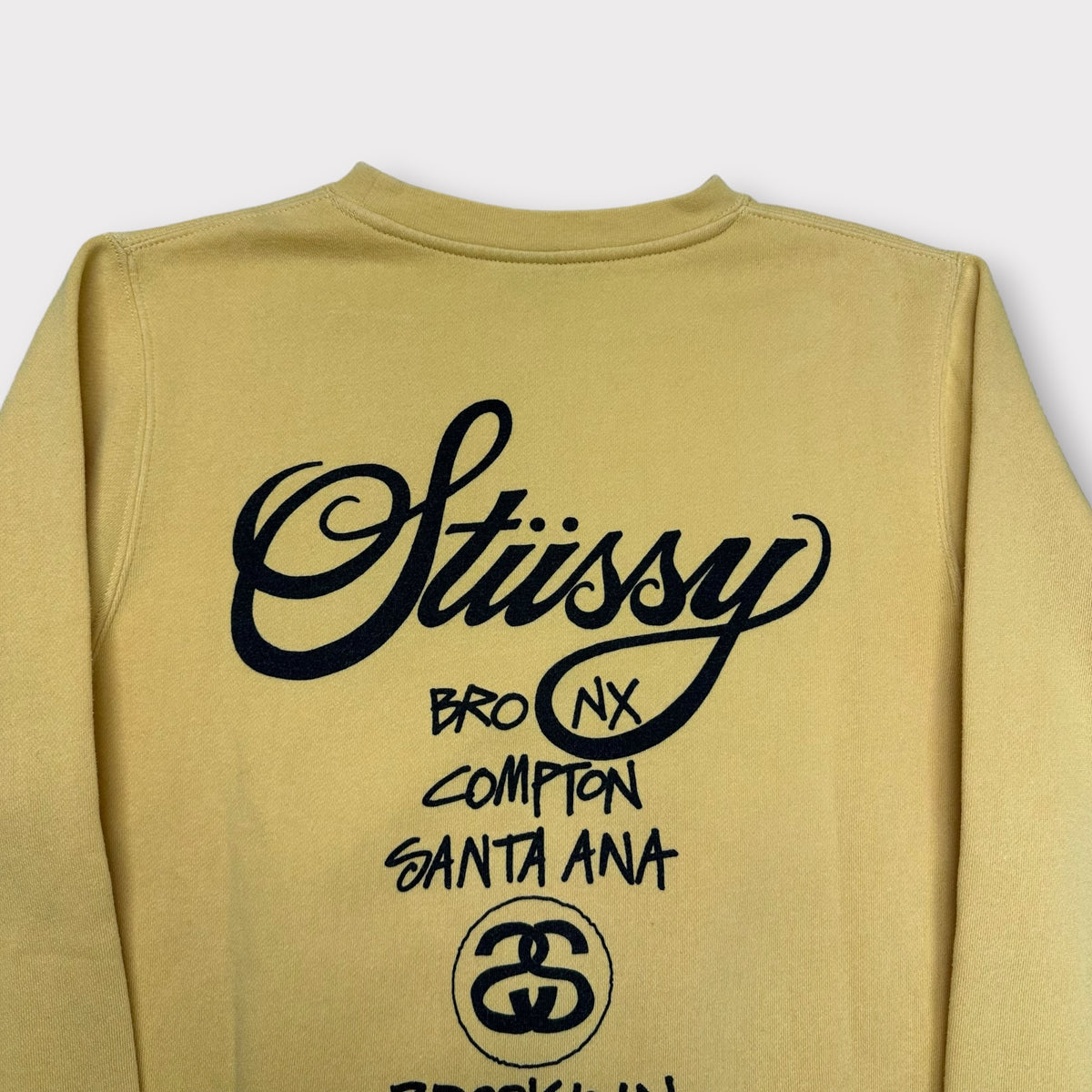 Sweat STUUSSY jaune