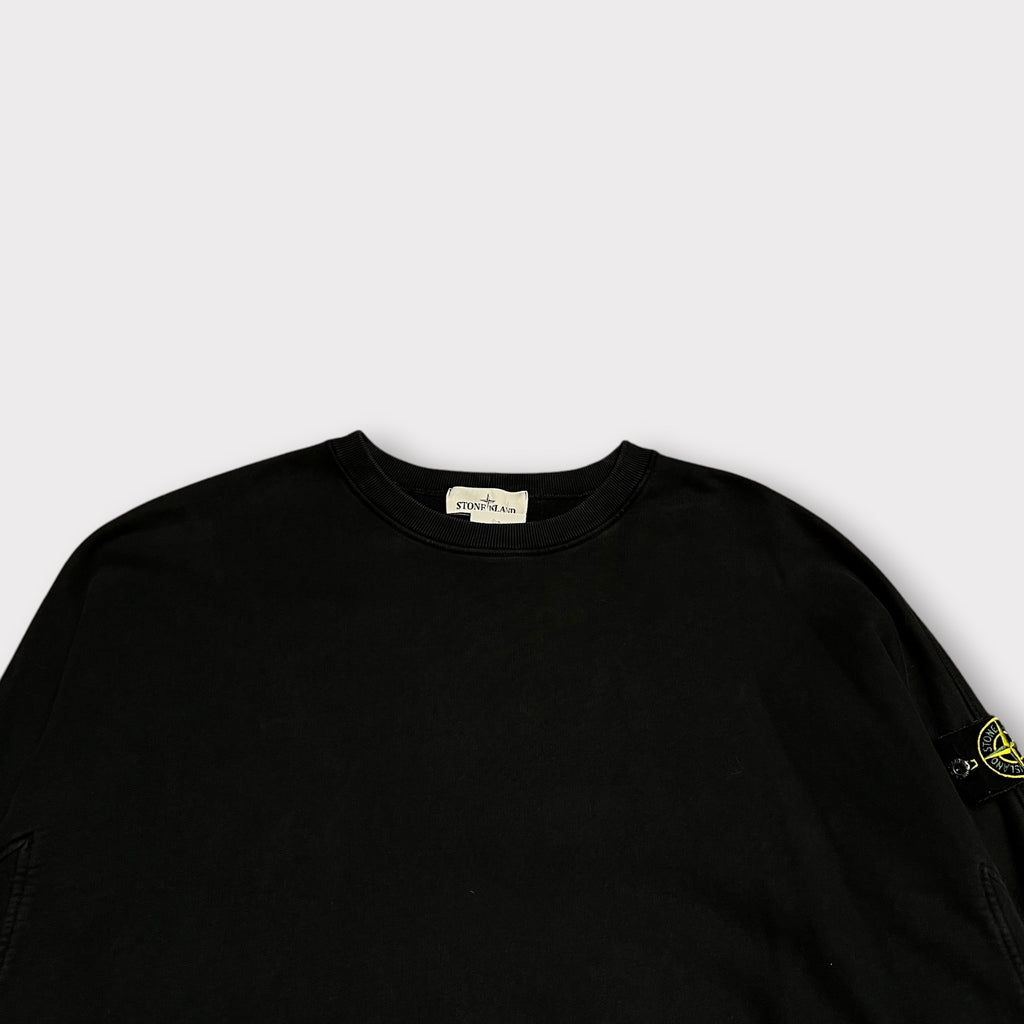 Sweat Stone Island Noir - L
